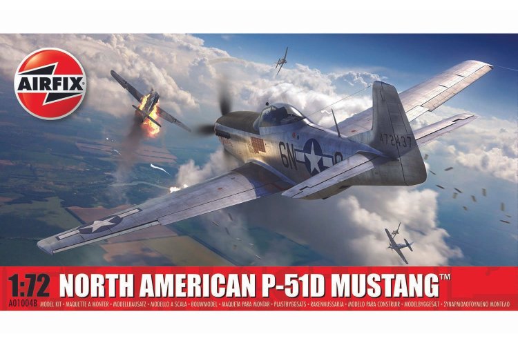 1:72 Airfix 01004B North American P-51D Mustang Plane - Af01004b 1 - AF01004B