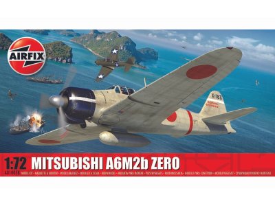 1:72 Airfix 01005B Mitsubishi A6M2B Zero - Af01005b 1 - AF01005B