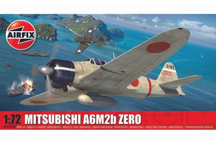 1:72 Airfix 01005B Mitsubishi A6M2B Zero - Af01005b 2 - AF01005B