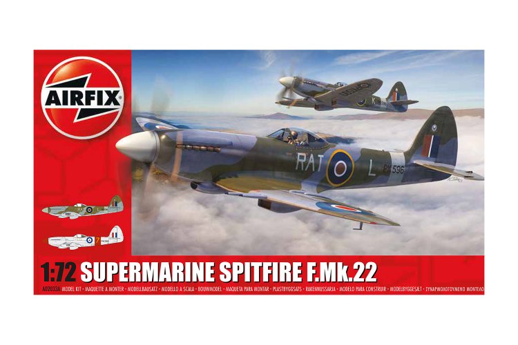 1:72 Airfix 02033A Supermarine Spitfire F.22 - Af02033a 1 1 - AF02033A