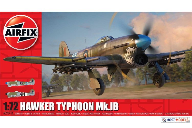 1:72 Airfix 02041A Hawker Typhoon Mk.IB - Af02041a front 1 - AF02041A