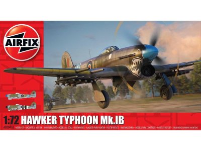 1:72 Airfix 02041A Hawker Typhoon Mk.IB - Af02041a front - AF02041A