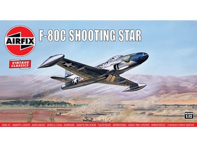 1:72 Airfix 02043V F-80C Shooting Star Plane - Af02043v - AF02043V