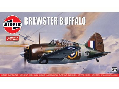 1:72 Airfix 02050V Brewster Buffalo Plane - Af02050v - AF02050V