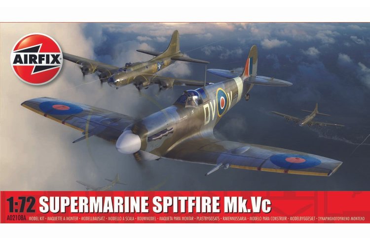 1:72 Airfix 02108A Supermarine Spitfire Mk.Vc Plane - Af02108a 1 - AF02108A