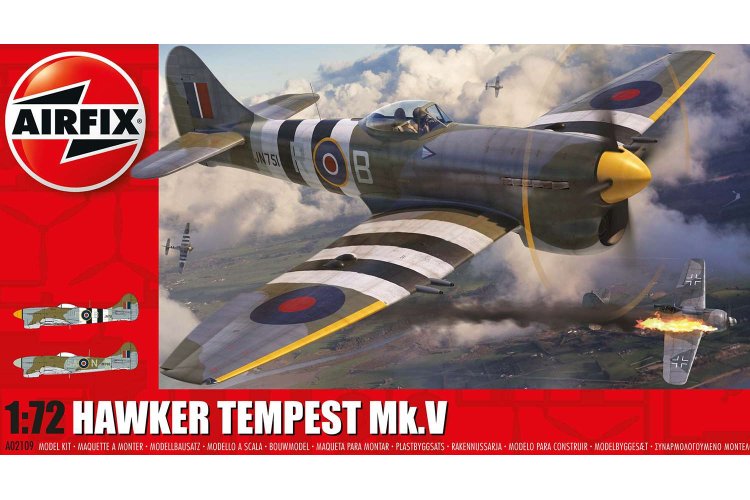 1:72 Airfix 02109 Hawker Tempest Mk.V Plane - Af02109 1 1 - AF02109