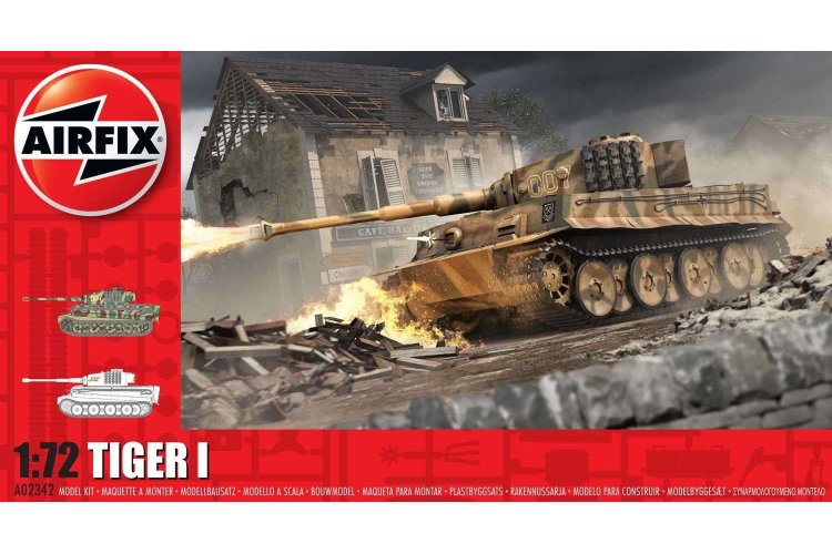 1:72 Airfix 02342 Tiger 1 Tank - Af02342 1 tiger i pack 1 - AF02342