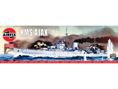 1:600 Airfix 03204V HMS Ajax - Light cruiser Leander-class - Vintage Classics - Af03204v 1 - AF03204V