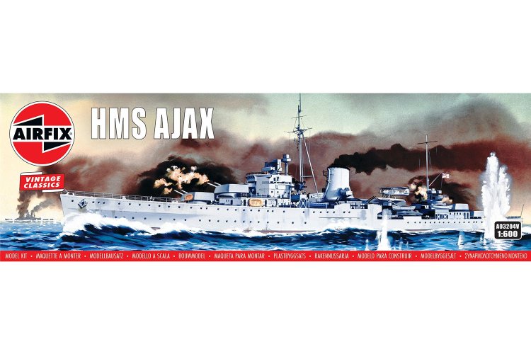 1:600 Airfix 03204V HMS Ajax - Light cruiser Leander-class - Vintage Classics - Af03204v 1 - AF03204V