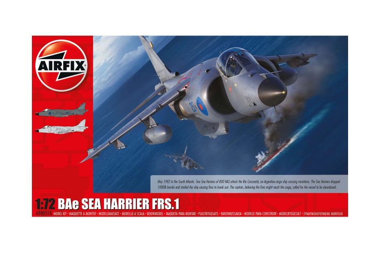 1:72 Airfix 04051A BAe Sea Harrier FRS.1 Plane - Af04051a 1 1 - AF04051A