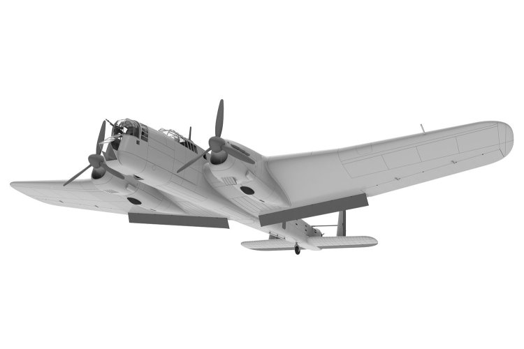 1:72 Airfix 08016 Armstrong Whitworth Whitley Mk. V - Propeller Vliegtuig - Af08016 2 - AF08016