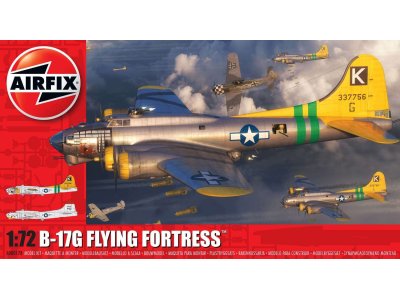 1:72 Airfix 08017B Boeing B17G Flying Fortress Plane - Af08017b - AF08017B