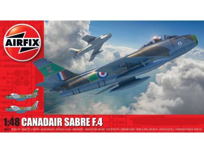 1:48 Airfix 08109 Canadair Sabre F.4 Plane - Af08109 1 canadair sabre f4 pack - AF08109