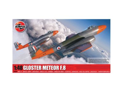 1:48 Airfix 09182A Gloster Meteor F.8 Plane - Af09182a - AF09182A
