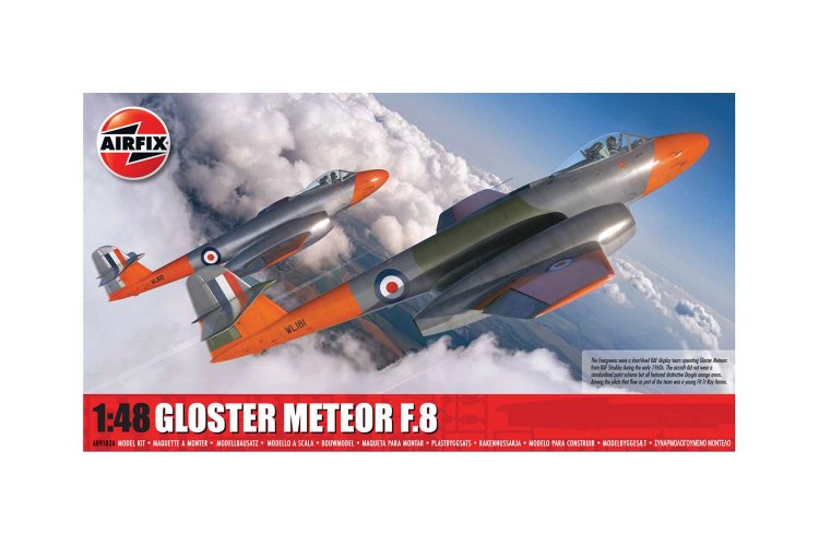 1:48 Airfix 09182A Gloster Meteor F.8 Plane - Af09182a - AF09182A