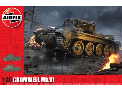 1:35 Arifix 1374 Cruiser Mk.VIII A27M Cromwell Mk.VI Tank - Af1374 1 cromwell mkvi pack 1 - AF1374