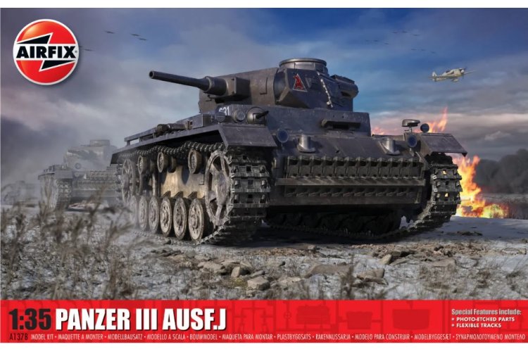 1:35 Airfix 1378 Panzer III Ausf J - Af1378 1 - AF1378