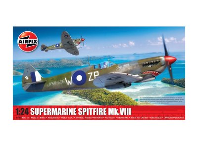 1:24 Airfix 17002 Supermarine Spitfire Mk.VIII - Propeller Vliegtuig - Af17002 1 - AF17002