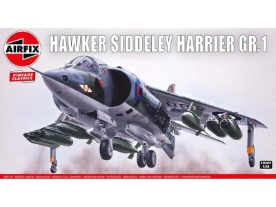 1:24 Airfix 18001V Hawker Siddeley Harrier GR.1 - Af18001v - AF18001V