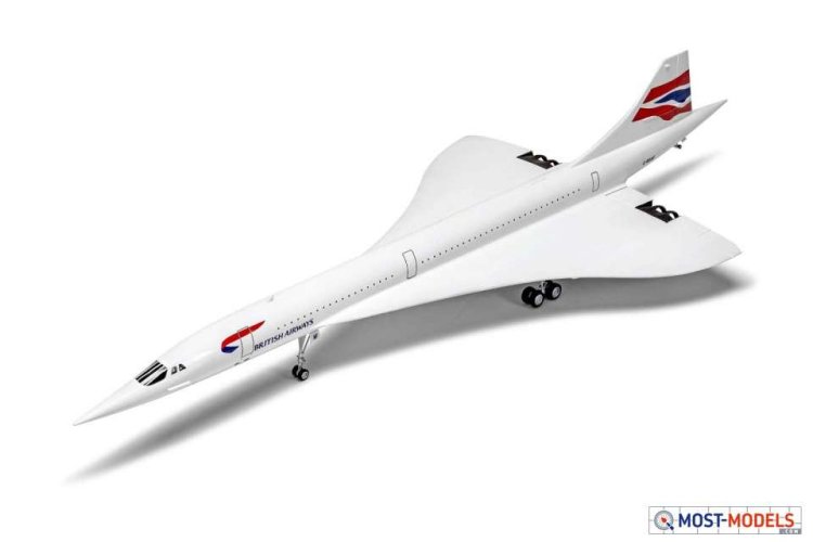 1:144 Airfix 50189 Concorde Plane - Gift Set - Af50189 2 - AF50189