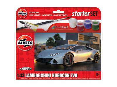 1:43 Airfix 55007 Lamborghini Huracan EVO - Starter Set - Af55007 - AF55007
