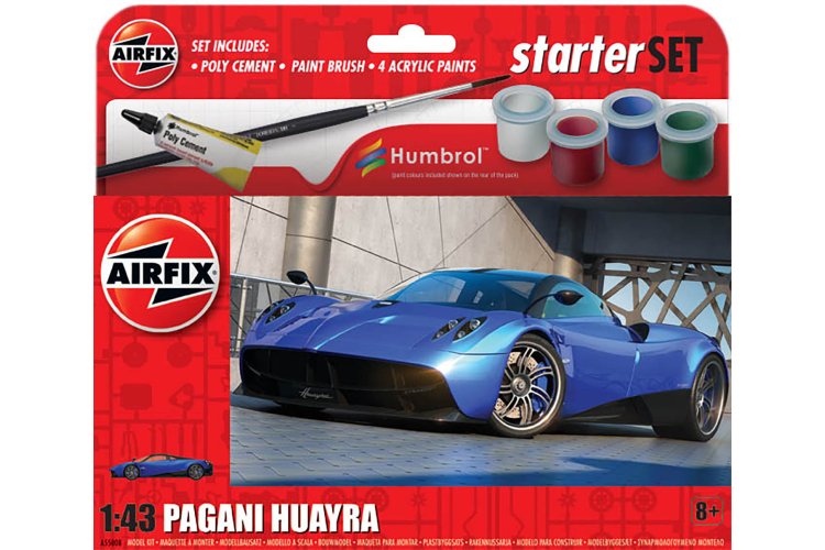 1:43 Airfix 55008 Pagani Huayra - Small Starter Kit - Af55008 0 1 - AF55008