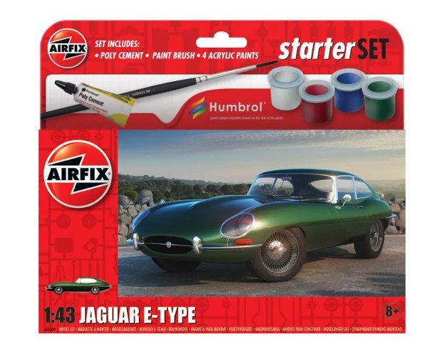 1:43 Airfix 55009 Jaguar E-Type - Starter Kit - Af55009 1 - AF55009