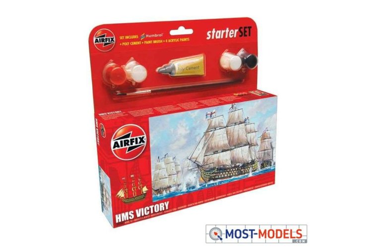 1:600 Airfix 55104 HMS Victory Ship - Starter Set  - Af55104 1 - AF55104