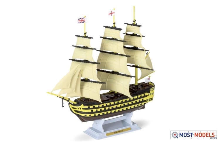 1:600 Airfix 55104 HMS Victory Ship - Starter Set  - Af55104 hms victory starter set 1 - AF55104