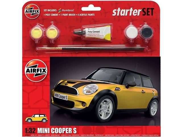 1:32 Airfix 55310 Mini Cooper S - Large Starter Set - Af55310 1 - AF55310