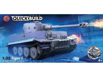 Airfix J6041 QUICKBUILD Tiger I Tank - Afj6041 1 - AFJ6041