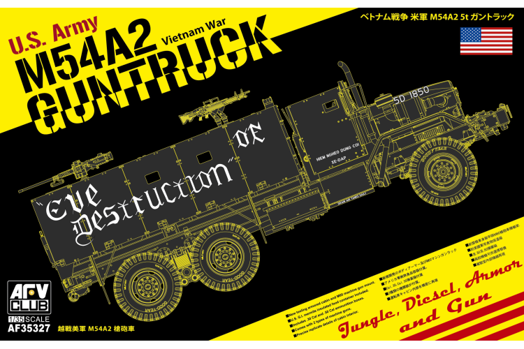 1:35 AFV Club 35327 M54A2 5-ton Gun truck - Eve of Destruction - Afv35327 1 - AFV35327