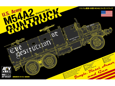 1:35 AFV Club 35327 M54A2 5-ton Gun truck - Eve of Destruction - Afv35327 - AFV35327
