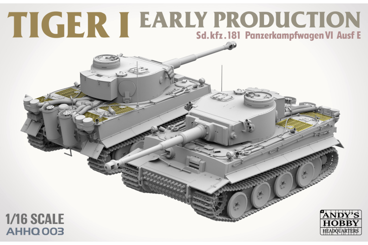 1:16 Andys Hobby Headquarters 003 Tiger I - Early - Command or Early - Ahhq003 3 - AHHQ003