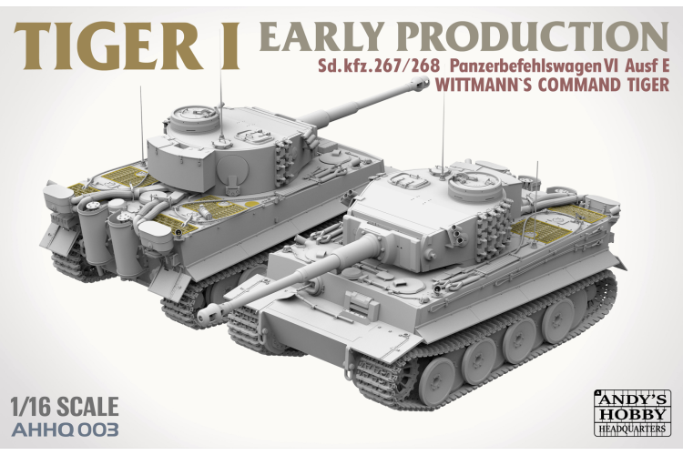 1:16 Andys Hobby Headquarters 003 Tiger I - Early - Command or Early - Ahhq003 4 - AHHQ003