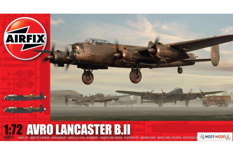 1:72 Airfix 08001 Avro Lancaster B MK.II - Air08001 front 1 - AF08001