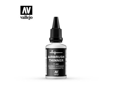 Vallejo 71061 Airbrush Thinner (32 ml) - Airbrush thinner vallejo 71061 32ml - VAL71061-XS