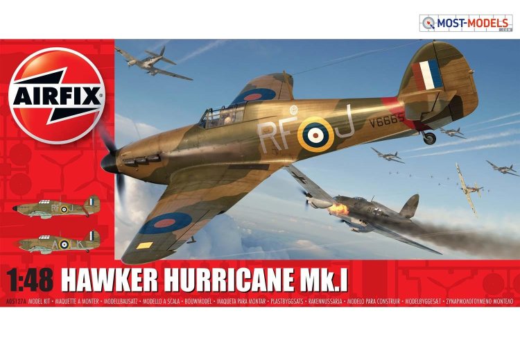 1:48 Airfix 05127A Hawker Hurricane Mk.1 - Airfix05127a - AF05127A