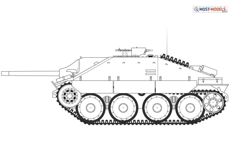 1:35 Airfix 1353 JagdPanzer 38 tonne Hetzer, Late Version - Airfix1353 2 - AF1353