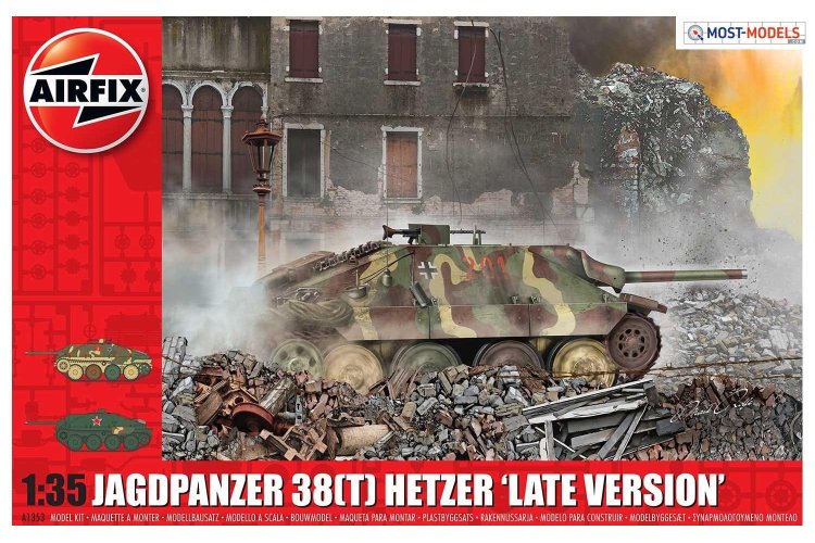 1:35 Airfix 1353 JagdPanzer 38 tonne Hetzer, Late Version - Airfix1353 - AF1353