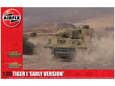 1:35 Airfix 1357 Tiger 1 - Early Production Version - Airfix1357front - AF1357