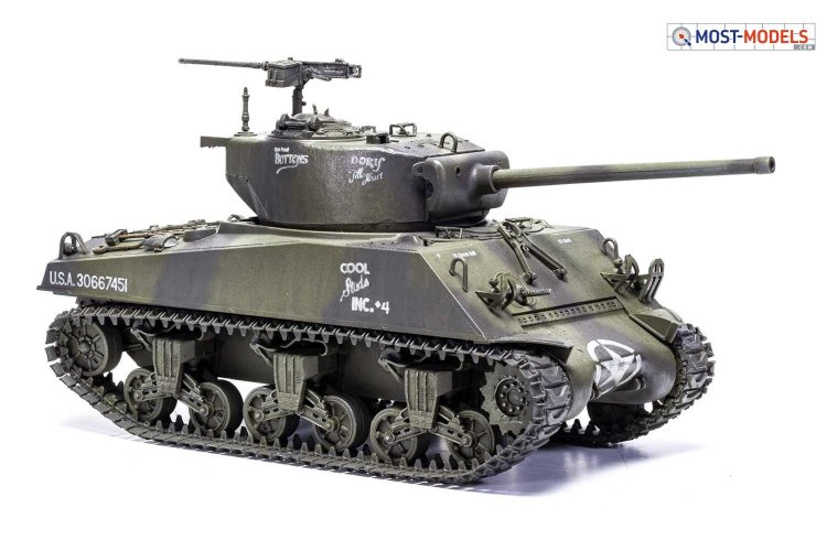 1:35 Airfix 1365 M4A3(76)W Sherman - Battle of the Bulge - Airfix1365 3 - AF1365