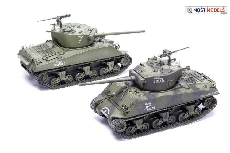 1:35 Airfix 1365 M4A3(76)W Sherman - Battle of the Bulge - Airfix1365 4 - AF1365