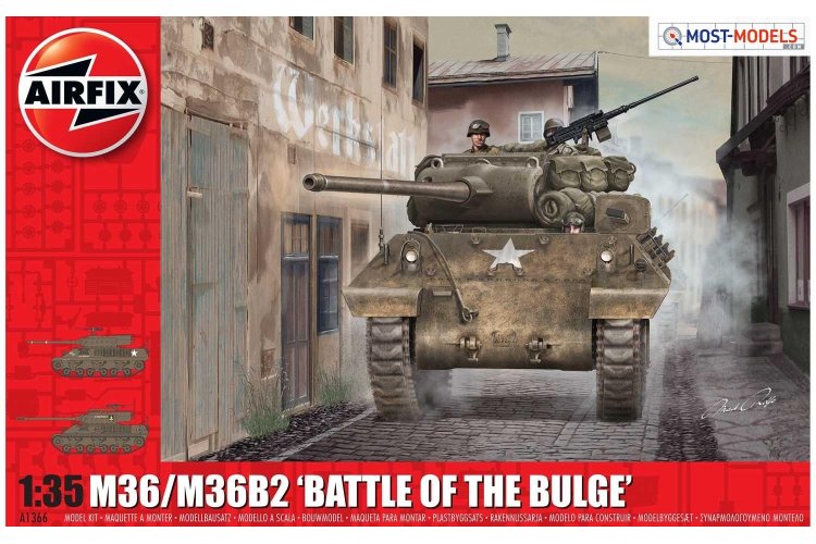 1:35 Airfix 1366 M36/M36B2 - Battle of the Bulge - Airfix1366 1 - AF1366