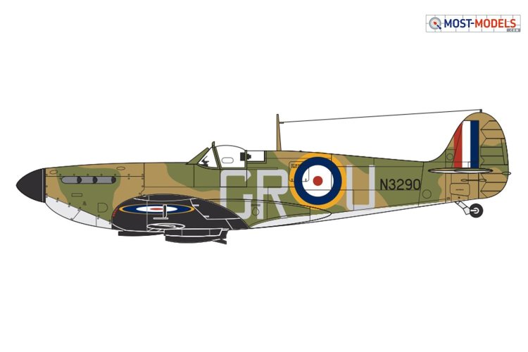 1:72 Airfix 01071B Supermarine Spitfire Mk.Ia - Airfixa01071b 5 - AF01071B