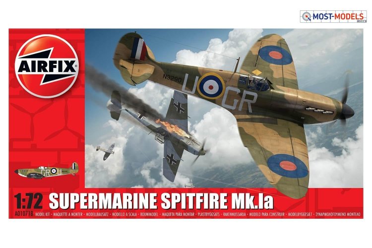 1:72 Airfix 01071B Supermarine Spitfire Mk.Ia - Airfixa01071b - AF01071B