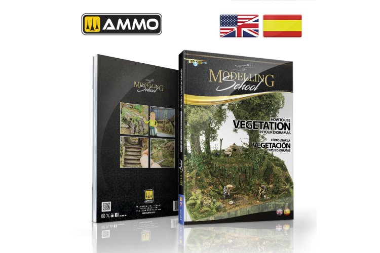 AMMO MIG 6254 Modelling School - How to use Vegetation in your Dioramas - Amig 6254 01 - MIG6254-XS