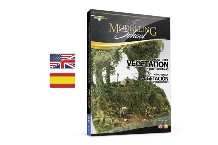 AMMO MIG 6254 Modelling School - How to use Vegetation in your Dioramas - Amig 6254 - MIG6254-XS