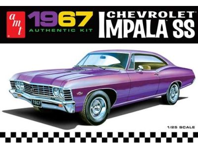 1:25 AMT 0981  1967 Chevrolet Impala SS Car - Amt0981 chevrolet kit amt models - AMT0981