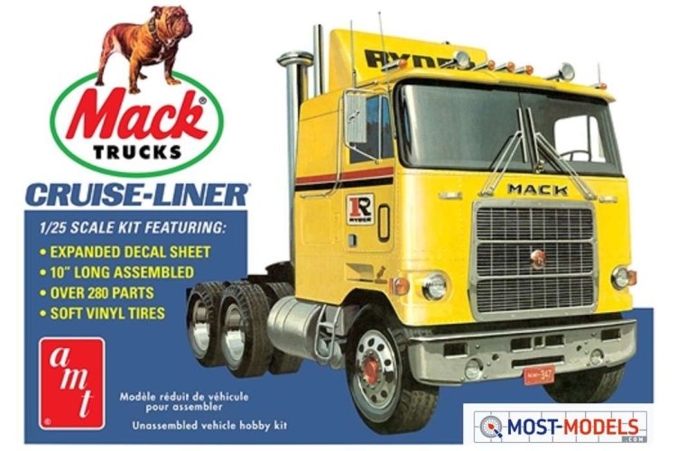 1:25 AMT 1062 Mack Cruise-Liner Semi Tractor  - Amt1062 1 - AMT1062